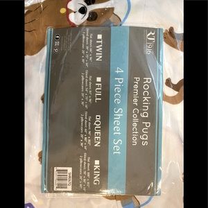 4 piece Rocking Pups Sheet Set